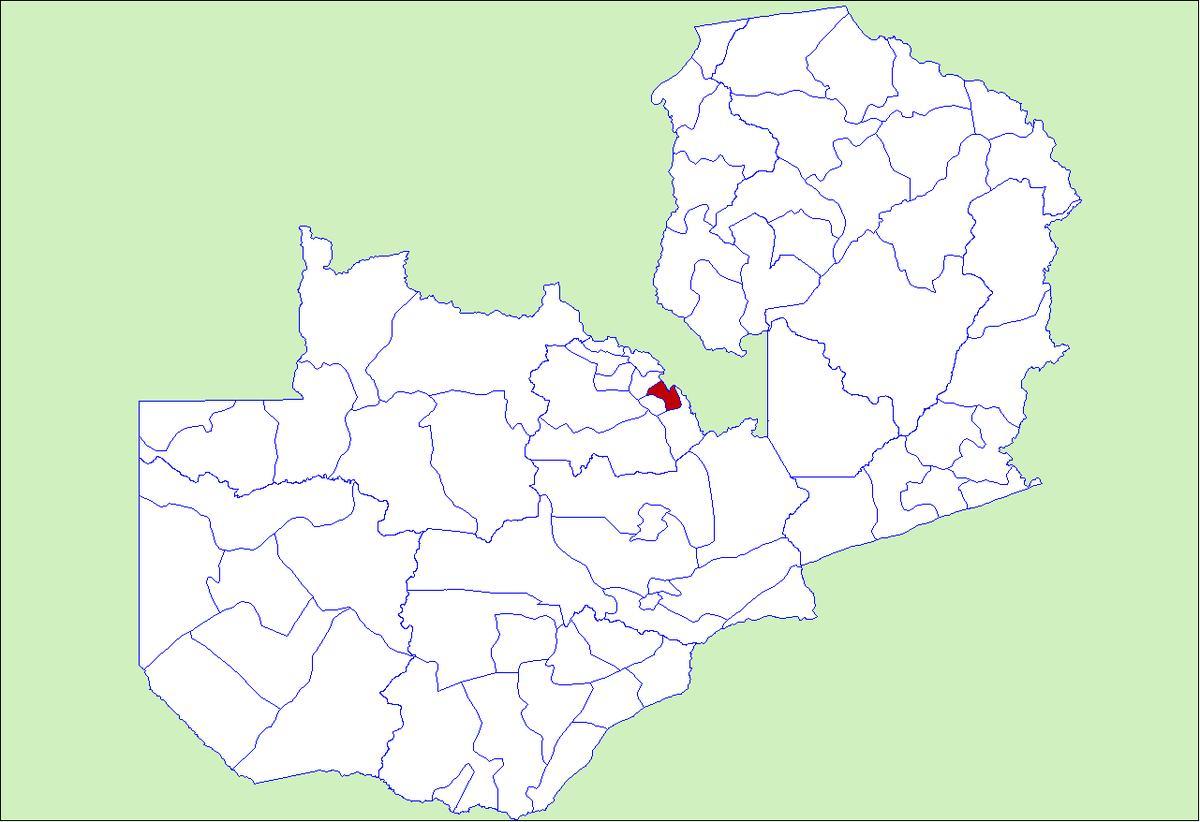 Harta e ndola Zambia
